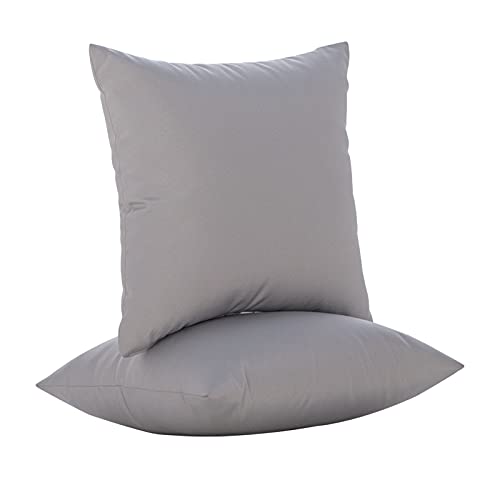 JMGBird UV-Resistant Outdoor Throw Pillows Waterproof Outdoor Pillow Cover - color: Gray