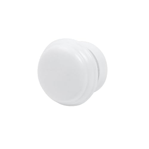 Antrader Finials for Curtain Rods,Wood Curtain Rod Finial,1.18 Dia,4Pcs - color: White-4Pcs