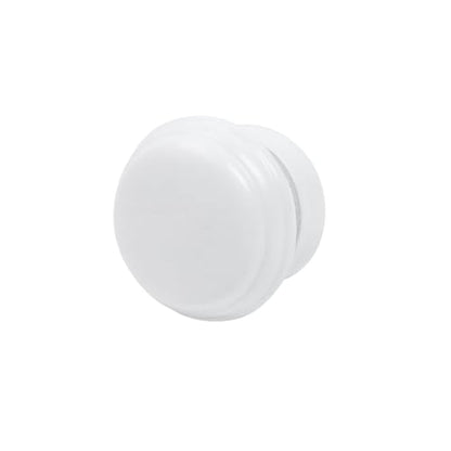 Antrader Finials for Curtain Rods,Wood Curtain Rod Finial,1.18 Dia,4Pcs - color: White-4Pcs