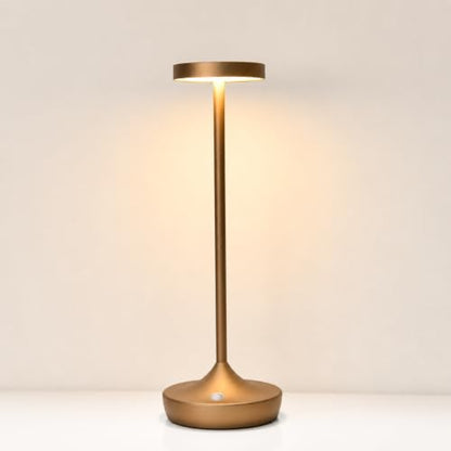 Cordless LED Table Lamps, Rechargeable 6000mAh, 72H Runtime, Waterproof - color: Titanium