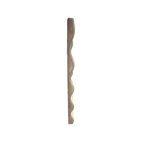 Howard Elliott Collection Willow Scalloped Mirror Rectangle Brown 35.5H x 25.1/4W x 2D