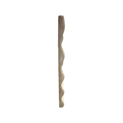 Howard Elliott Collection Willow Scalloped Mirror Rectangle Brown 35.5H x 25.1/4W x 2D