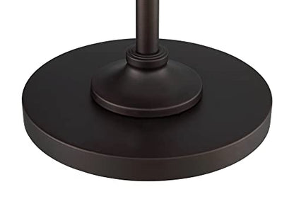 360 Lighting Kayne 61" Tall Bronze Downbridge Floor Lamp with USB Dimmer - color: Bronze - USB Dimmer Included