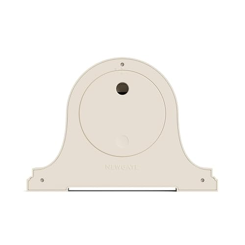 NEWGATE® Broadway Mantel Clock | Classic Napoleon’s hat Design | Vanilla Cream | Roman Numerals | Traditional Style for Desk, Table top, Shelf or Bedside - color: Vanilla Cream