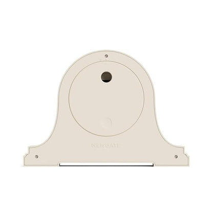 NEWGATE® Broadway Mantel Clock | Classic Napoleon’s hat Design | Vanilla Cream | Roman Numerals | Traditional Style for Desk, Table top, Shelf or Bedside - color: Vanilla Cream