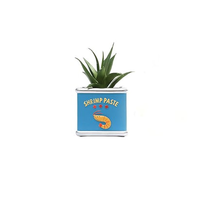 Cloud-Shaped Small Succulent Planters, 3.4''Dog Cute Plant Pots with Drainage Holes Funny Mini Resin Flower Pots for Indoor Outdoor Home Office Gifts (Mini C) - style: Mini C