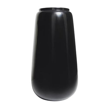 Deco 79 Resin Decorative Vase Centerpiece Vase, Flower Vase for Home Decoration 16" x 16" x 30", Black