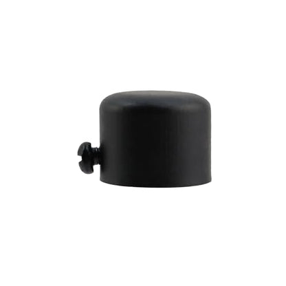 KUMGROT Window Curtain Rod End Cap with Ajustable Screw for 0.98 inch Rods - size: 0.98" Dia