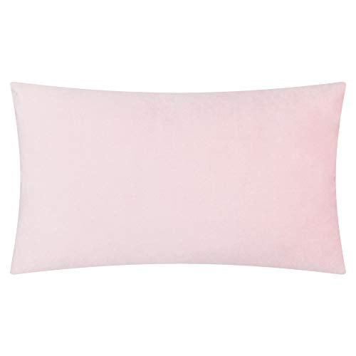 KINGROSE 3D Flower Throw Pillow Cover, 12 X 20 Inches, Velvet, Pink - color: Pink - Velvet