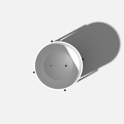 Veradek Mason Series Raised Lima Planter - Round Planter with Stand - color: White, size: 15 inch - 2 Pack