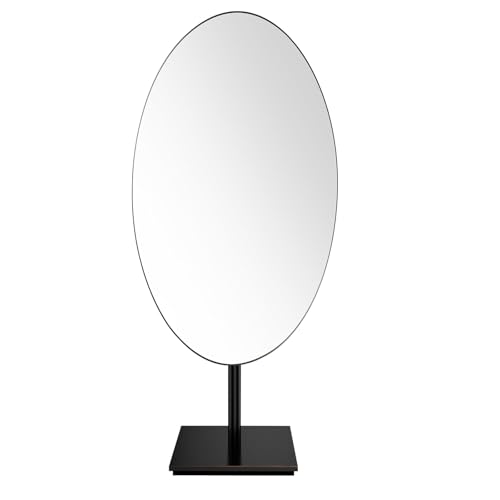 GURUN Large Oval 7"x12" Tabletop Vanity Mirror with Stand Makeup Bronze - color: Oil Rubbed Bronze