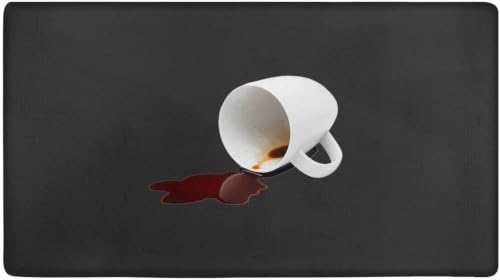 Kitchen Floor Mat 36x20in Waterproof Anti-Fatigue Kitchen Mats - color: Spilled Coffee