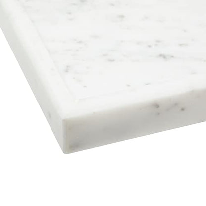 Juvale Large Marble Vanity Tray - Jewelry & Cosmetic Organizer with Drawer Organizer - Bathroom Display with Soap Tray - Home Accent Piece with Marble Decor - 11.7 x 7.7 x 1.1 in White - size: 11.7" x 7.7" x 1.1"