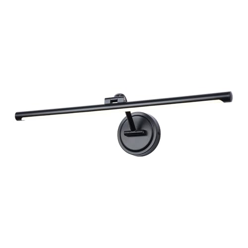 Hardwired 23.6 Inch 14W Black Picture Lights for Wall LED Picture Frame Light Dimmable Painting Lights for Wall Portrait Artwork Warm White - color: Hard-wired Black-Dimmable, size: 24 Inch