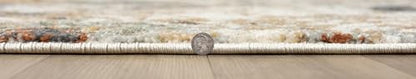 Keen Home Design Abstract Non-Shedding Runner Rug, Soft Thick Pile, 2x10 - color: Skies Green, size: 2'8" x 9'11" (Runner)