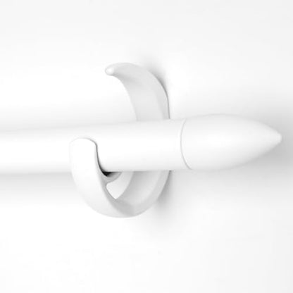 Modern Adjustable Curtain Rod Set 16 to 144 Inches, Sleek Window Rod for Bedroom, Living Room, White - color: WHITE, size: 16" to 144"