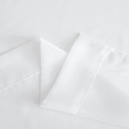 NICETOWN Sheer Window Panel Curtains - Grommet Top Gauzy Sheer Drapes Lightweight Breathable Panels for Windows (2-Pack, 54 Wide x 63 inch Long, White) - color: White, size: 54"W x 63"L (Pack of 2)