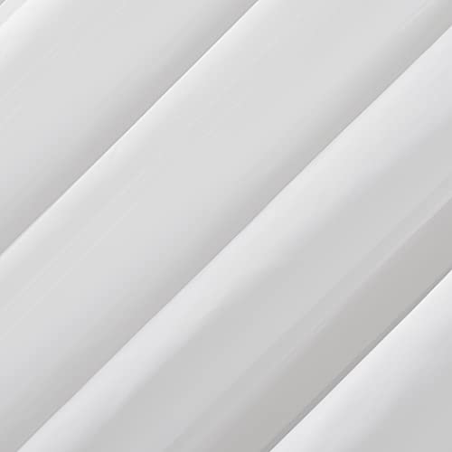 No. 918 Emily Sheer Voile Rod Pocket Curtain Panel, 59" x 216", White - color: White, size: 59"W x 216"L (Pack of 1), style: Emily