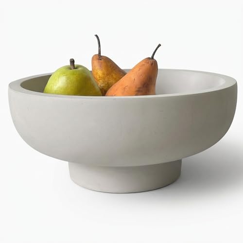 OAKOA Modern Fruit Bowl for Kitchen Counter - Key Bowl for Entryway Table - color: Gray