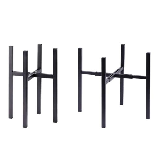 Adjustable Metal Plant Stand Indoor, Expandable 9 to 15 Inch Pot Holder