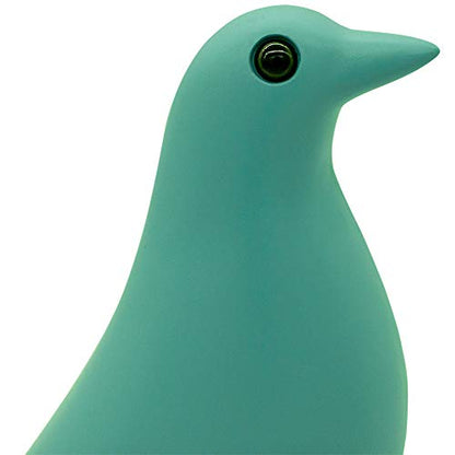 Mid Century Modern Bird Sculpture, Large Resin Bird Figurine(Blue) - color: Blue