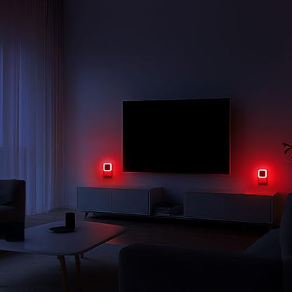 Sujeet Night Light, Night Lights Plug into Wall 8-Pack, Nightlight Plug in Night Light, Dusk to Dawn Night Lamp Led (Red) - color: Red