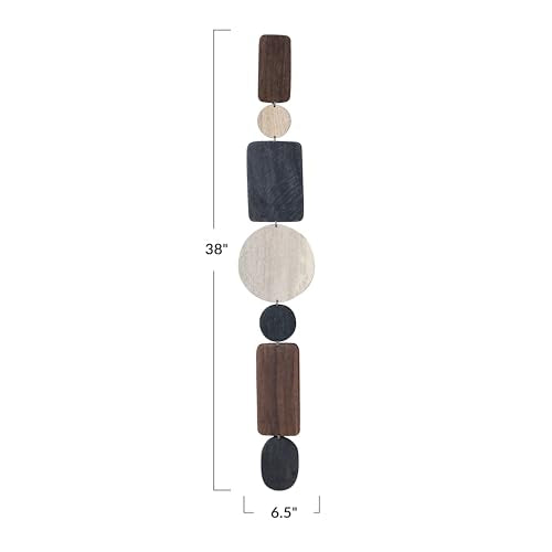 Bloomingville Mango Wood Wall Decor, Multicolor