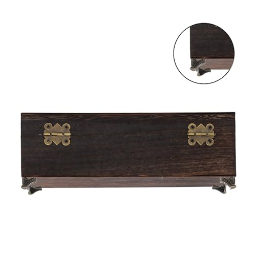 24Pcs Antique Brass Box Legs Feet Corner Protectors with Screws - size: StyleE
