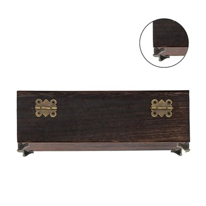24Pcs Antique Brass Box Legs Feet Corner Protectors with Screws - size: StyleE