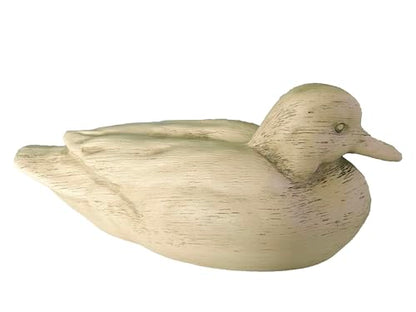 Duck Statue Shelf Decor,Animal Figurine Burlywood - color: Burlywood