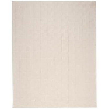 Revival Rugs Willow 5'x8' Area Rugs for Living Room Bedroom Dining Room - Washable, 100% Recycled, Oeko-TEX Certified, Modern, Medium Pile, Beige, Cream - size: 5'3" x 7'10" (Rectangular)