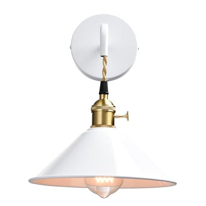 Hanging Height Adjustable Wall Sconce, Bright White 2-Pack - color: Plug in White*2Pcs