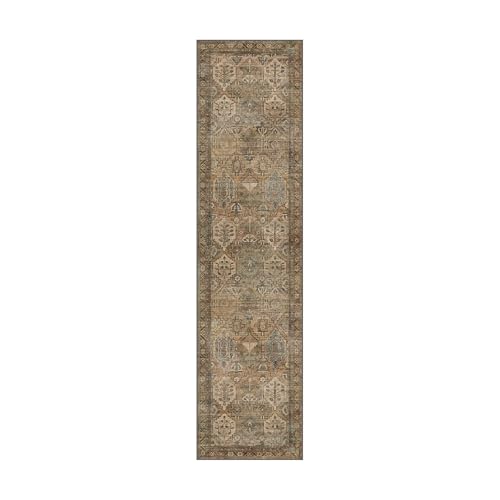 2x8 Runner Rug for Hallway Entryway Kitchen Rug Washable Runner Warm Taupe - color: Area Warm Taupe, size: 2' x 8' (Rectangular)
