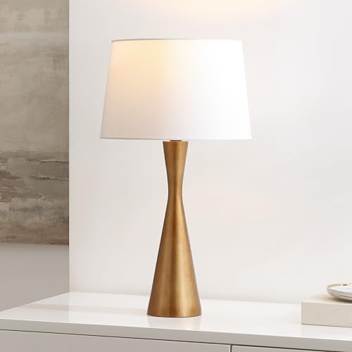 SAFAVIEH Edie Table Lamp, 25.5" Rustic Antique Brass TBL4559A