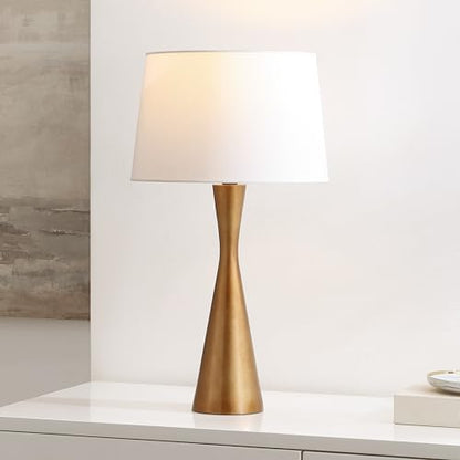 SAFAVIEH Edie Table Lamp, 25.5" Rustic Antique Brass TBL4559A