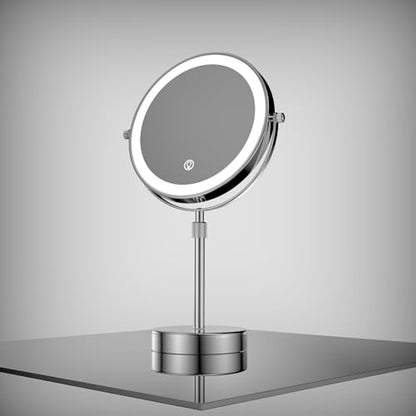 Nicesail Magnifying Lighted Makeup Mirror Height Adjustable