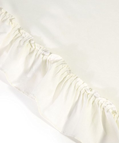 Ellis Curtain Stacey 54-by-13 Inch Ruffled Filler Valance (Ice Cream) - color: Ice Cream