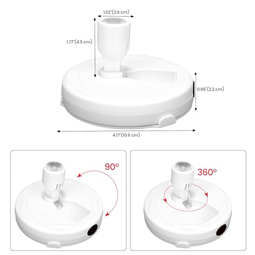 Wireless Spotlight Battery Operated, Picture Light with Remote - color: White