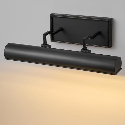 Art Picture Wall Sconce,Linear Artwork Display Wall Lights - color: Black, size: 18"-3 Bulbs