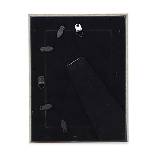 Laura Ashley 4x6 Silver Beveled Mirror Picture Frame Tabletop & Wall Mount - color: Silver, size: 4x6