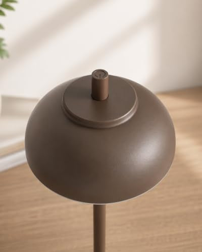 Cordless Table Lamps Rechargeable, Battery Operated Table Light Brown 2Pack - color: Brown-Set of 2