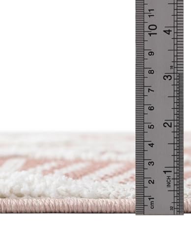 Rugs.com Boho Collection Rug – 2x3 Pink Medium-Pile Rug Perfect for Entryways, Kitchens, Breakfast Nooks, Accent Pieces - color: Pink, size: 2' x 3' Rectangular