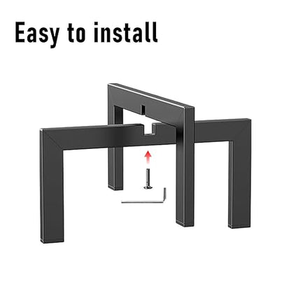 2-Pack Mini Plant Stand, Modern Cross Shape, Black - size: 2 Pack - Mini