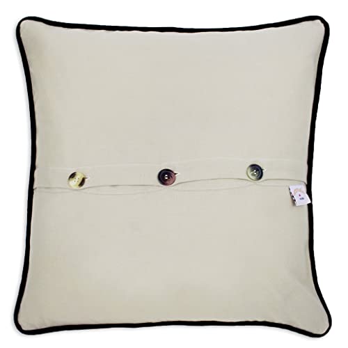 Catstudio Nevada Hand Embroidered Pillow, Decorative Throw Pillow - color: Nevada