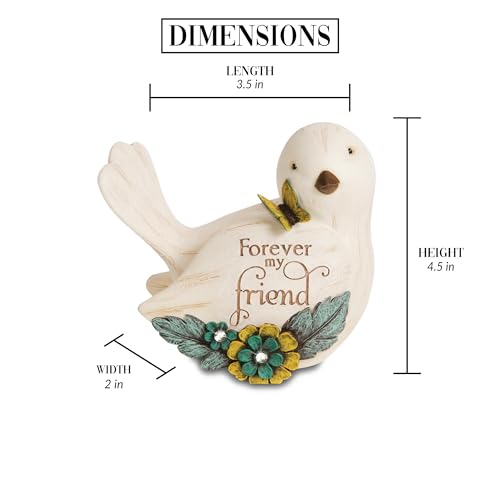 Pavilion Gift Company 41044 Simple Spirits Forever My Friend Bird Figurine, 3-1/2-Inch - color: Yellow