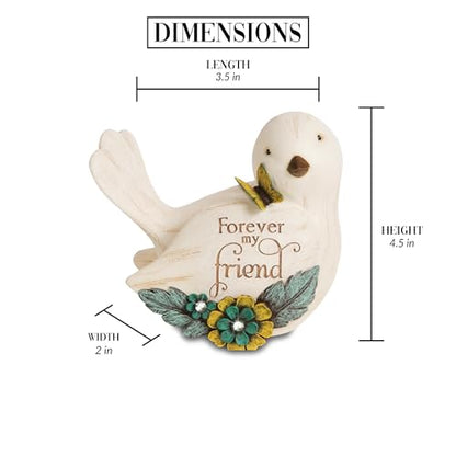 Pavilion Gift Company 41044 Simple Spirits Forever My Friend Bird Figurine, 3-1/2-Inch - color: Yellow