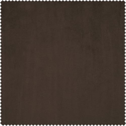 Signature Velvet Blackout Curtains for Bedroom (1 Panel) - 50W x 96L, Java - color: Java, size: 50"W x 96"L (Pack of 1)