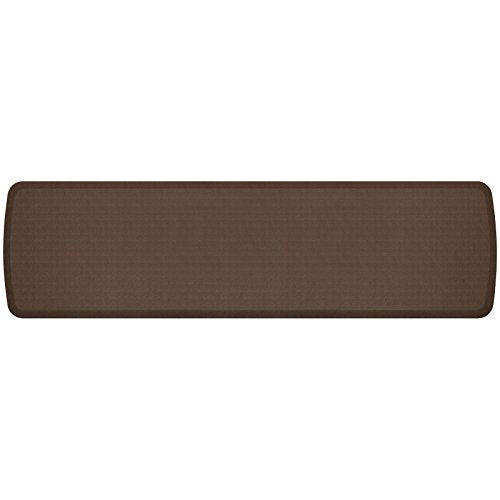 GelPro Elite Premier Anti-Fatigue Kitchen Comfort Floor Mat, 20x72”, Linen Truffle Stain Resistant Surface with Therapeutic Gel and Energy-Return Foam for Health and Wellness - color: Linen Truffle, size: 72"L x 20"W x 0.8"Th
