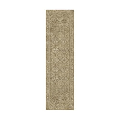2x7 Runner Rug for Hallway Entryway Kitchen Rug Washable Runner Brown - color: Area Brown, size: 2' x 7' (Rectangular)