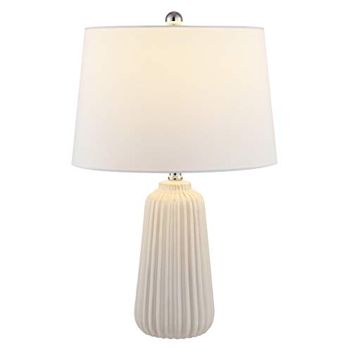 SAFAVIEH Lighting Sawyer Table Lamp, 24″ Ceramic Ivory TBL4344A - color: Ivory